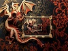 Golden red dragons