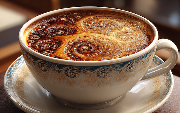 fractals on coffee