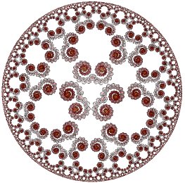 Hyperbolisches Fraktalornament